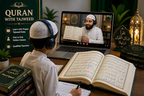Online Quran with Tajweed course